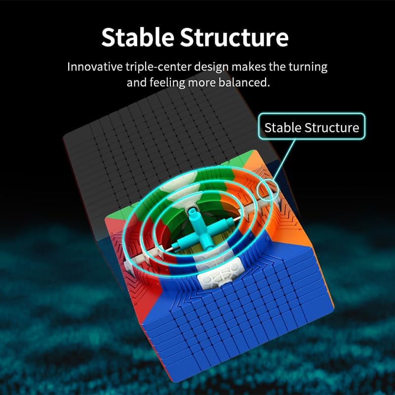 Bukefuno MoYu Meilong 13x13 Speed Puzzle Cube Magic Cubes Stickerless 13x13x13 Cubing Classroom Toys - Image 4