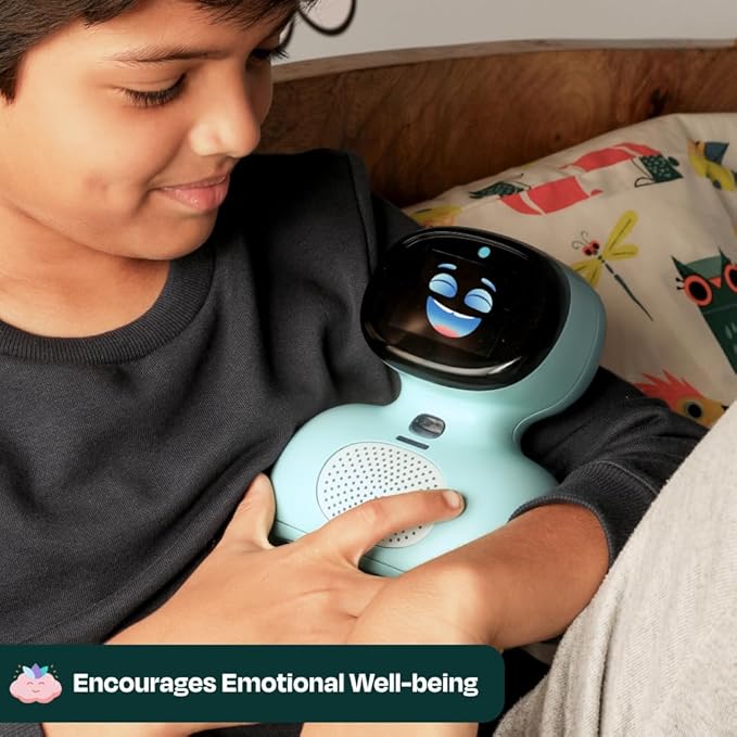MIKO Mini: AI Robot for Kids with 30-Day Free Max | Voice-Interactive Play & STEAM Activities | Games, Stories & Dance | Child-Safe, Compact Gift for Boys & Girls Ages 5–10 | Blue