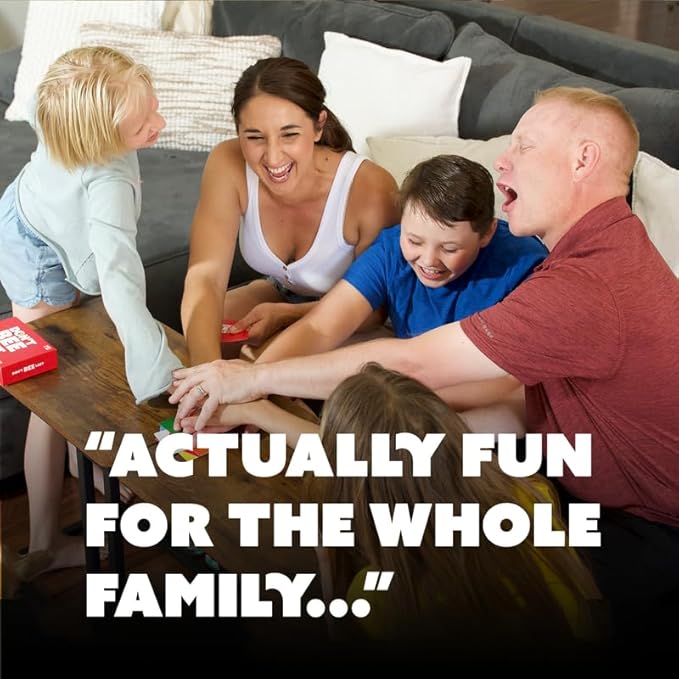 QUOKKA Family Board Games for Kids 8-12 - Party Game for Kids & Adults Game Night - Fast Paced | Easy to Learn | 2-6 Players - Card Game for Teen Boys and Girls Ages 6 7 10 Year Olds