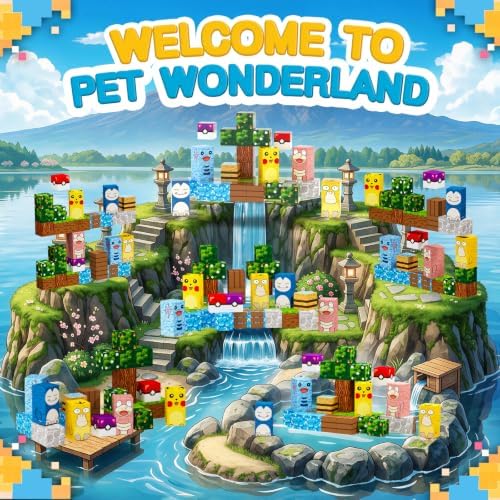 Pocket Cubes Magnetic Blocks & Magnetic Tiles, 35 PCS Voxel Adorable Pet Building Cubes Set, STEM Construction Toys for Kids Ages 4-8, Mini Travel Toys for Toddlers 3-5, Montessori Sensory Gifts - Image 3