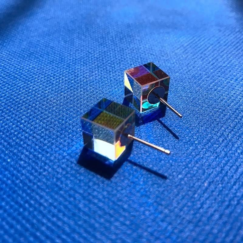 Prisms & Kaleidoscopes Color Prism Pendant Mini Small Necklace Six-Sided Light Lenses Science Classroom Optics Kits - Image 2