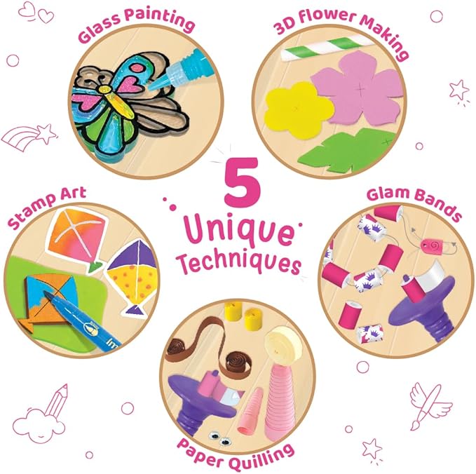 Imagimake Fabulous Craft Kit | 20 Art and Craft Activities - Creative Toy & DIY Set | Creative Toy & DIY Set | Arts and Crafts for Kids | Activity Craft Kits 6-8 | Gifts for 5 6 7 8 9 10 11 12 Years