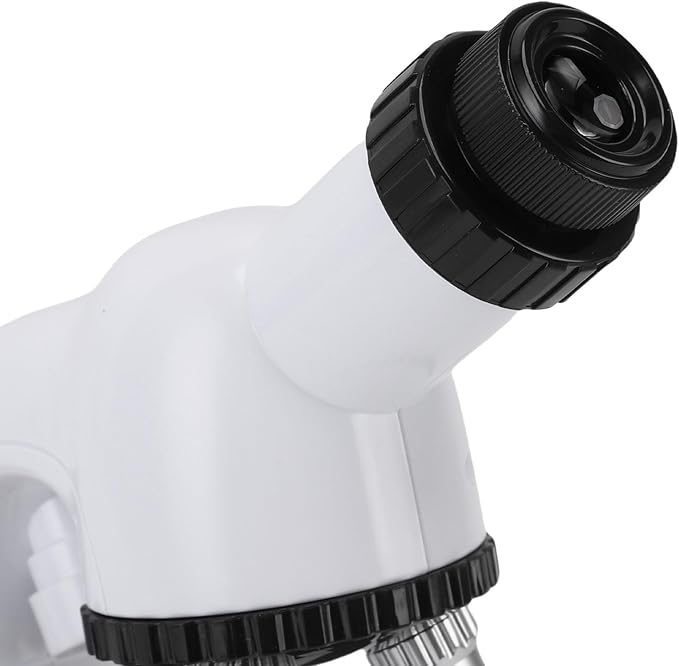 SUNGOOYUE Kids Microscope Kit, High Magnification & LED Illumination, 1200X Zoom, STEM Science Tool with 5 Prepared Slides and Tools, Durable Frame and Portable Design, Ideal for Ages 8-12