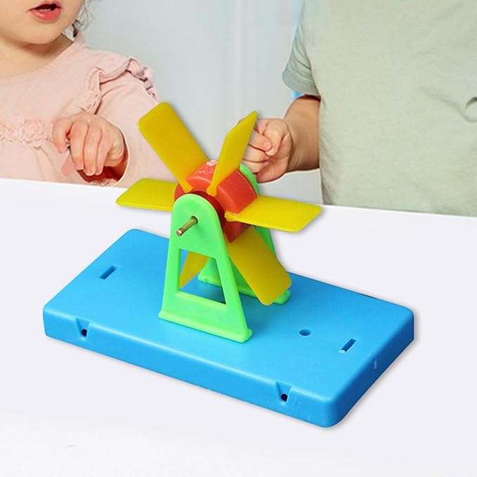Water Wheel Science Experiment Set Kids Hands On Assembly Toy Physics Learning Tool for Children and Teens Aged 6＋