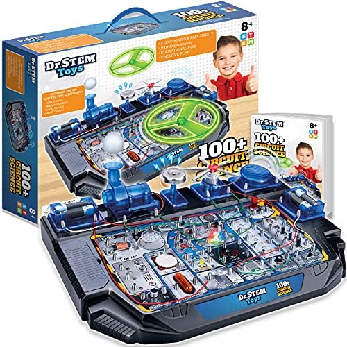 Dr. STEM Toys Circuit Science Kit, Includes Over 100 Electrical Experiments with Lights, Sounds, and Action - for Boys and Girls Ages 8+ by THiNAiRToys-DrSTEM