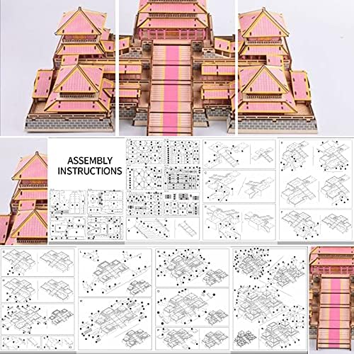 3D Puzzle,Balody World Famous Architecture Blocks Model,Assembly Wooden Home Decors Adult Craft Kits, World Famous Buildings Model,Challenge for Adults,Birthday Gift for Adults - Image 5