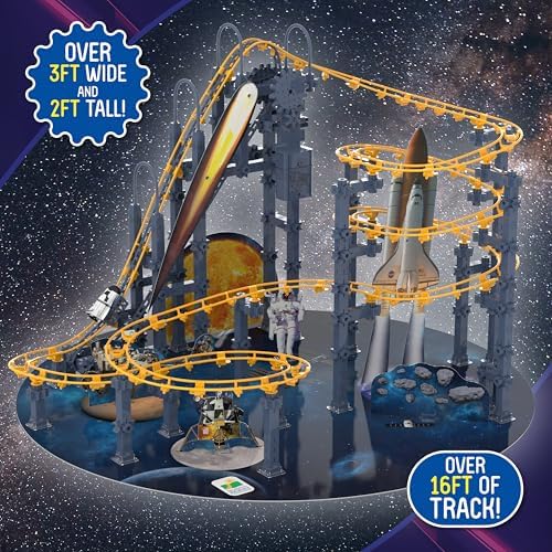 The Learning Journey International Techno Trax Galactic Adventure, Action Packed Roller Coaster Building Kit, STEM Gift for Boys and Girls Age 8+, 300+ pc Set - Image 3