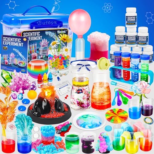 Science Kit for Kids,120 Science Lab Experiments,Scientist Role Play by Kuovei