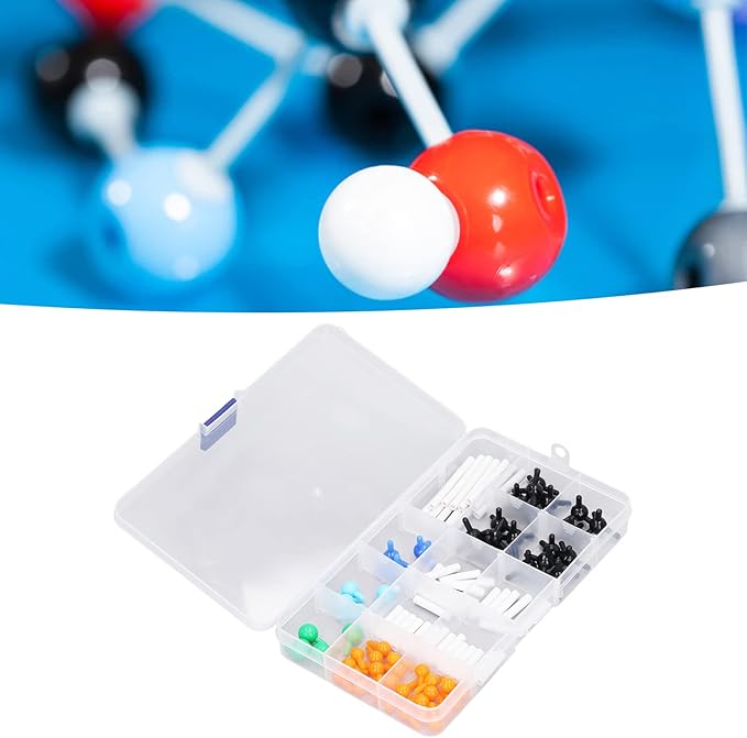 Organic Chemistry 69 Piece Kit Chemistry Molecular Model Kit Vibrant Color 3D Educational Model for Student Teacher Learning