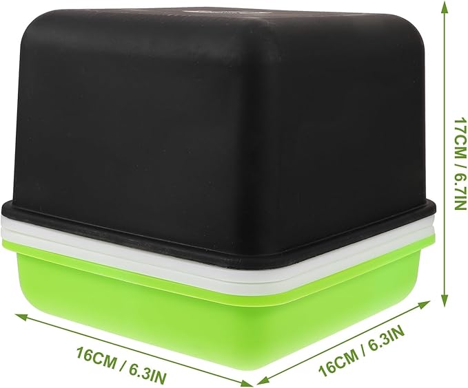 Peanut Sprout Water Propagator Tray Small Germination Starter Kit with Cover for Home Hydroponic Growing, Plant Sowing Container Garden Accessory