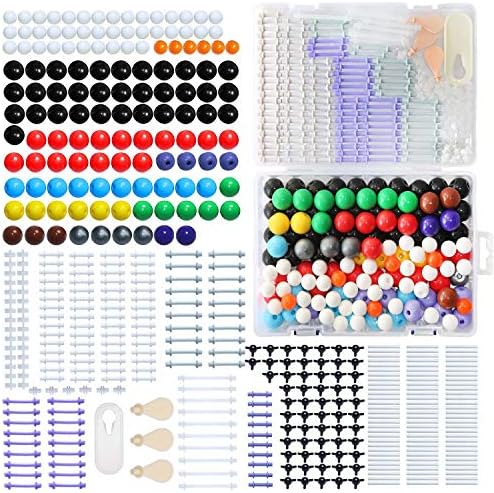 LINKTOR Chemistry Molecular Model Kit (444 Pieces), Student or Teacher Set for Organic and Inorganic Chemistry Learning, Motivate Enthusiasm for Learning and Raising Space Imagination, A Fullerene Set - Image 2