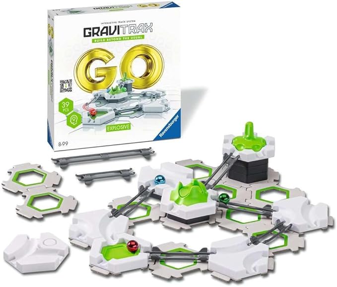 Ravensburger GraviTrax GO Explosive- Marble Run, STEM and Construction Toys for Kids Age 8 Years Up - Kids Gifts