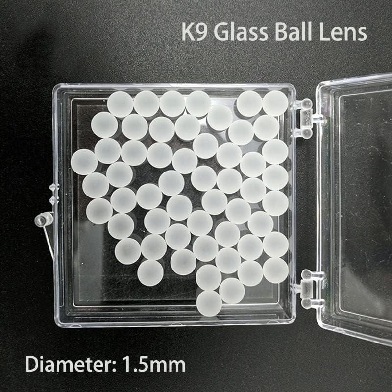Prisms & Kaleidoscopes Diameter 1.5mm Optical K9/BK7 Crystal Spherical Ball Lens Science Classroom Optics Kits (Diameter : 1.5mm) - Image 4