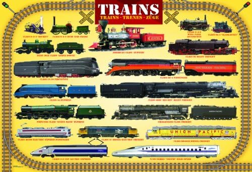 EuroGraphics Trains 100 Piece Puzzle (Small Box) Puzzle - Image 2