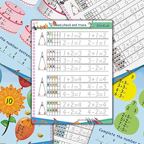 Reusable Handwriting Practice Workbook Set for Kids – Grooved Tracing Books for Letters, Numbers & Sight Words, Large Format 8.5 x 11 Inch Learning Activity Books - Image 6