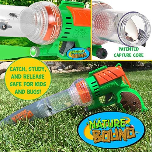 Nature Bound Bug Catcher Toy | Eco-Friendly Bug Vacuum, Catch and Release | Ages 3 to 12 Indoor/Outdoor Play Toy | Includes Capture Core with Magnification | Complete Kit for Kids | Green - Image 4