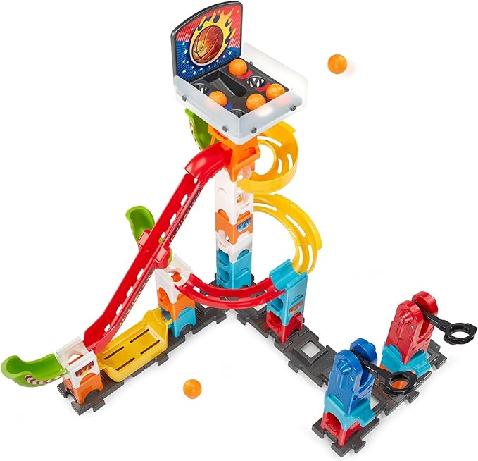 VTech Marble Rush 3-Point Launch Set with Mini Basketball Hoop