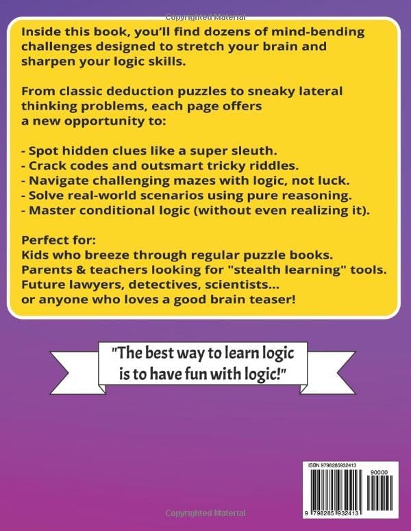 Logic Games & Problems for Ages 8-12: Logic Puzzles for Kids Who Love a Challenge - Image 2