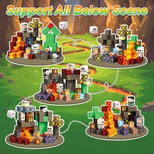 Magnetic Blocks, 100PCS Toys Building Cube Birthday Gifts for Kids - Image 4