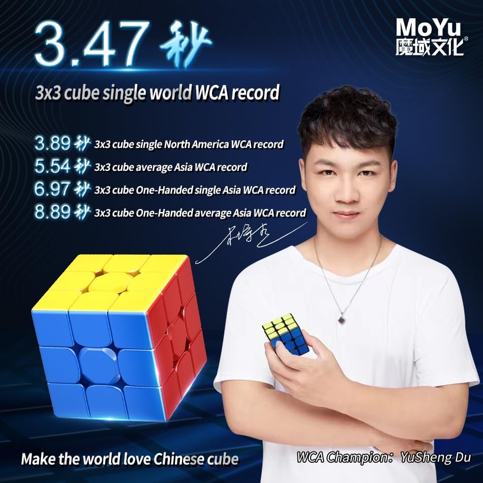 Moyu Super RS3M Magnetic Cube, Stickerless Adjustable Elasticity Magnetic Budget Cube, MFJS CubingClassroom Professional Cube Smooth & Fast - Image 4