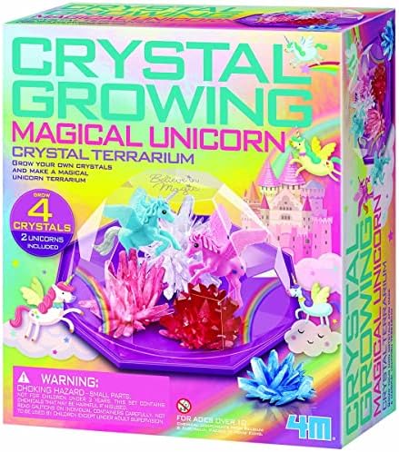 4M Magical Unicorn Crystal Growing Terrarium by 4M