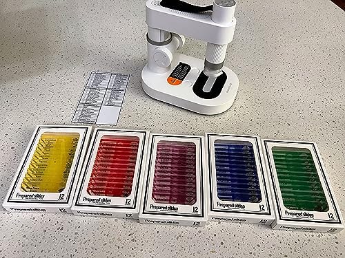 Jiusion 60Pcs Prepared Microscope Slides Specimen Set for Stereo Microscope - Image 6
