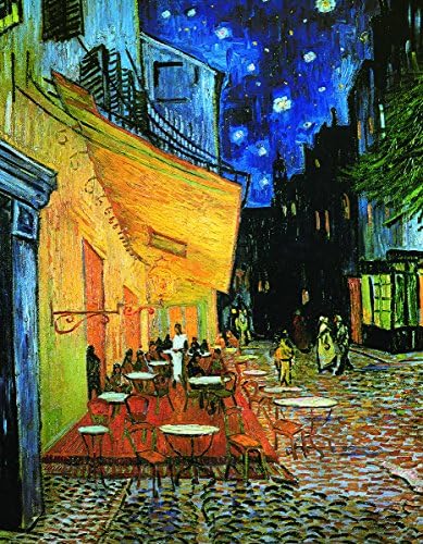 EuroGraphics Cafe at Night by Vincent Van Gogh Mini Puzzle (100-Piece) - Image 2