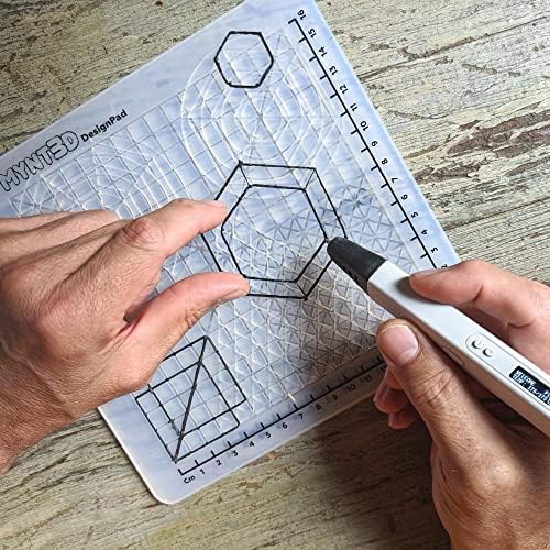 MYNT3D Super 3D Pen + 10 Color PLA Filament + DesignPad Mat Kit - Image 2
