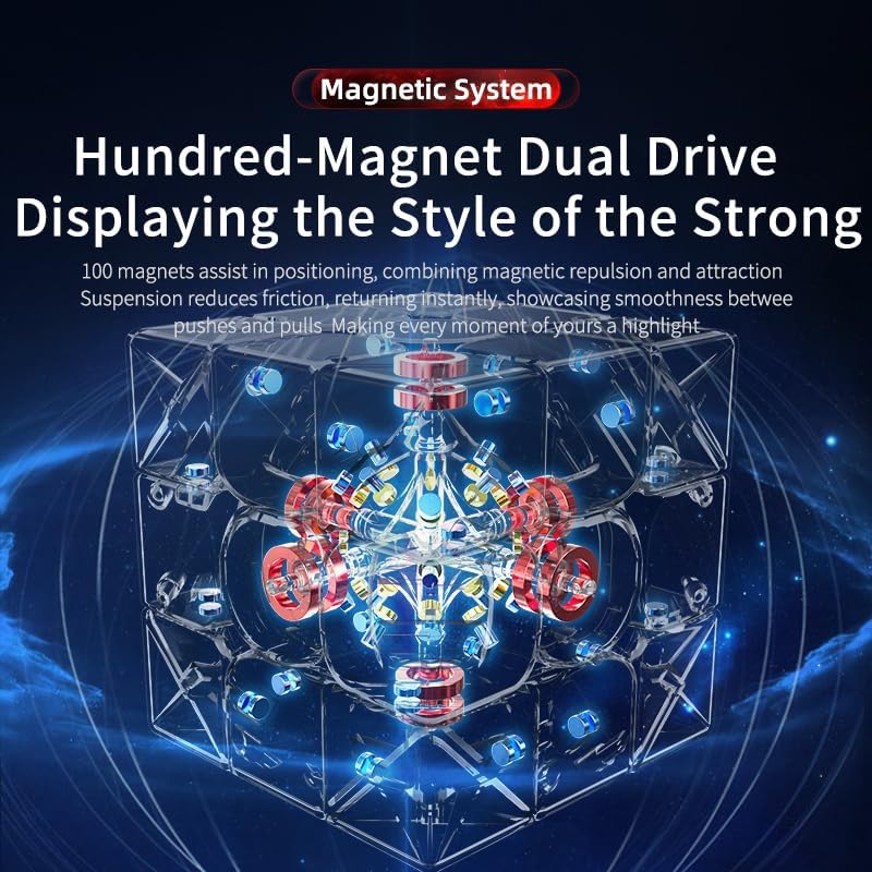 Bukefuno MoYu WeiLong WRM V10 20 Magnetic Ball-Core UV 3x3 Version Speed Cube WeiLong WR M V10 Ball-Core UV Stickerless Magic Puzzle 3x3x3 Cube（WeiLong V10 20 Ball-Core UV 2024 Coated Version） Cubes - Image 5