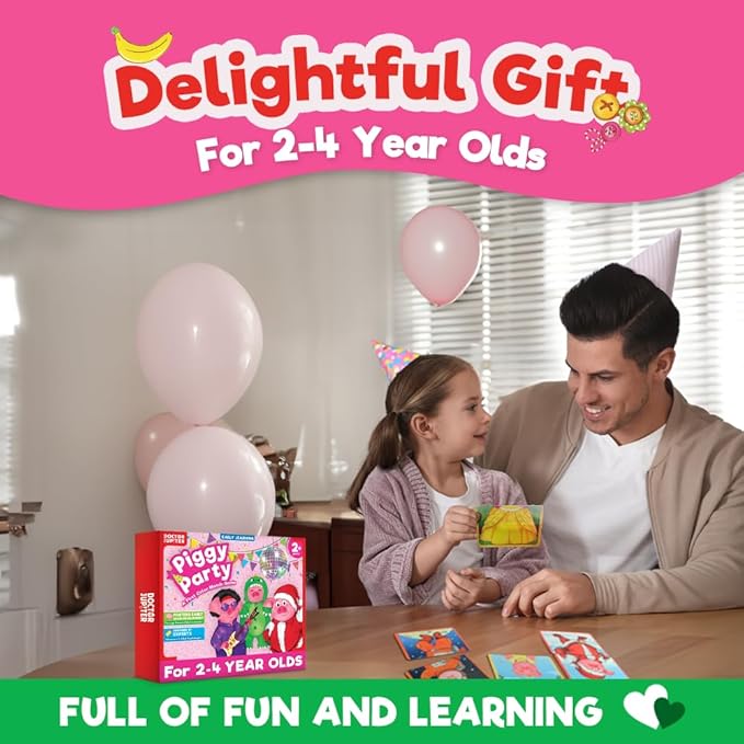 Doctor Jupiter Piggy Party Dress-up Game | Toys for Ages 2-4 | Birthday Gift for 2 Year Old Boys and Girls | Toddler Toys for 2-3-4 Year Old | Learning & Education Toys