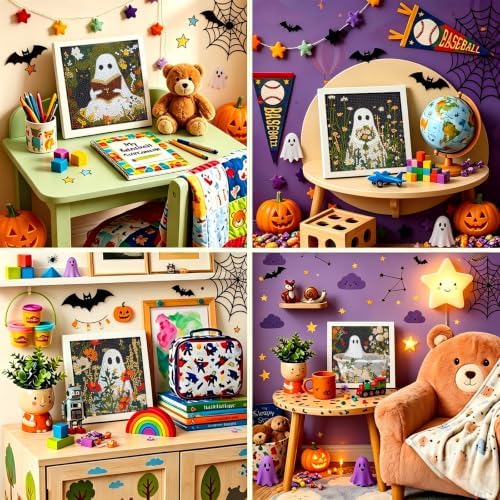 4 Pack Ghost Diamond Art Kits for Kids Ages 4-8-12, without Frame - Image 4