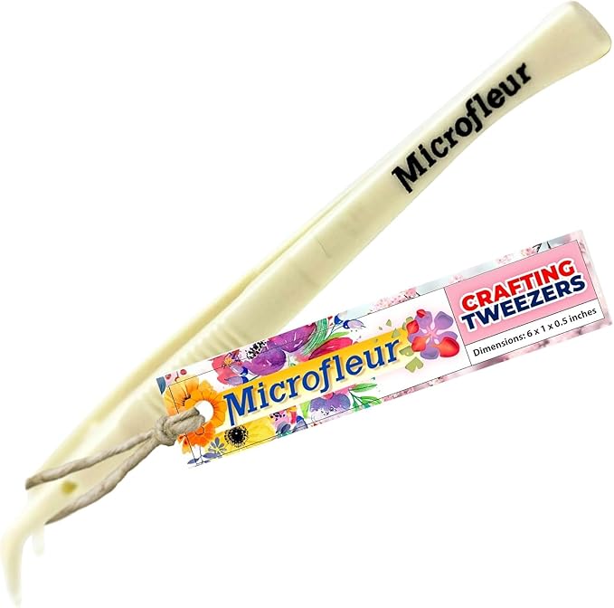 Microfleur Max Microwave Flower Pressing Kit - Complete DIY Floral Pressing Set with Tweezers, Soft Cover Book, & 9"" (23cm) Pressing Flower Frame for Scrapbooking & Art Crafts