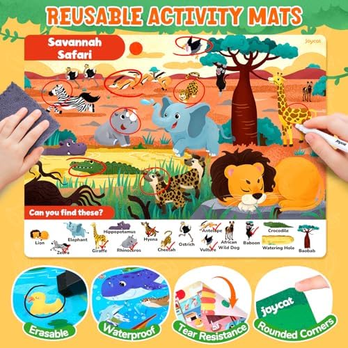JoyCat Search & Find Books, Animal Preschool Learning Activities for 3-5 - Image 2