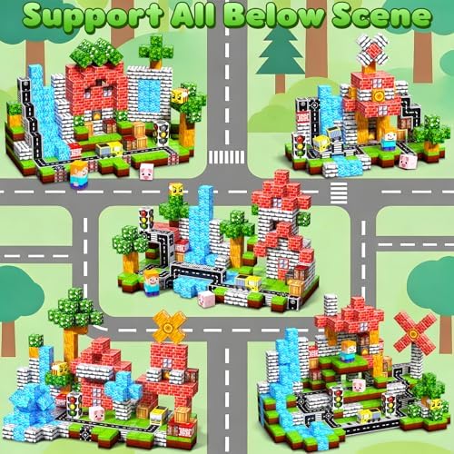 Magnetic Blocks, 100PCS Toys Building Cube Birthday Gifts for Kids - Image 5