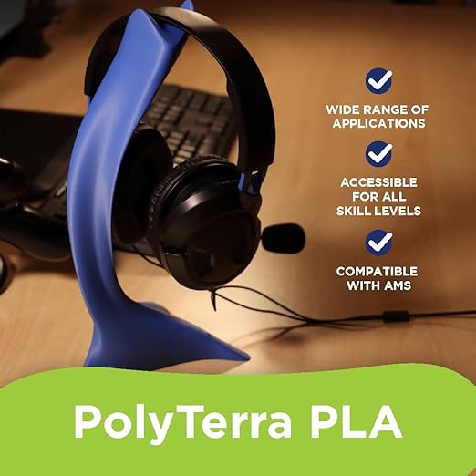 Polymaker PolyTerra Matte PLA 3D Printer Filament – Hides Layer Lines, Easy to Print, AMS Compatible, Great for Miniatures, Prototypes, Gadgets, Matte Finish, 1.75mm Wood Brown 1kg