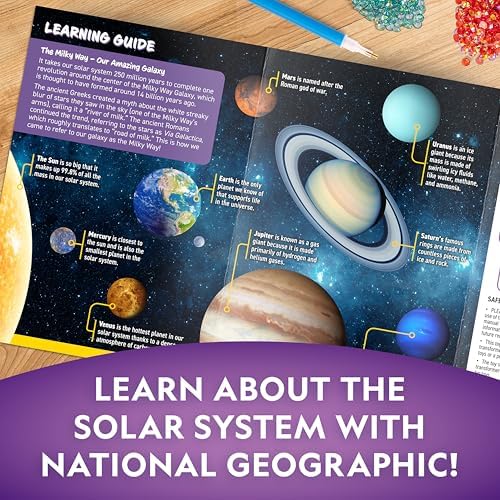 National Geographic Solar System Diamond Painting Space Night Light Kit - Image 6