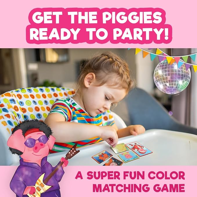 Doctor Jupiter Piggy Party Dress-up Game | Toys for Ages 2-4 | Birthday Gift for 2 Year Old Boys and Girls | Toddler Toys for 2-3-4 Year Old | Learning & Education Toys