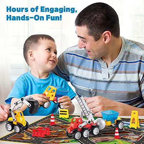 Mobius Magnetic Vehicle Building Set, 72 Pieces, STEM Toy, Ages 3+ - Image 3
