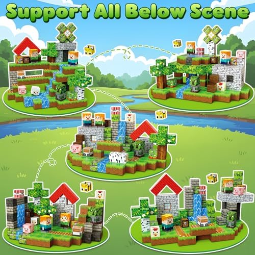 Magnetic Blocks, 150PCS Toys Building Cube Birthday Gifts for Kids - Image 4