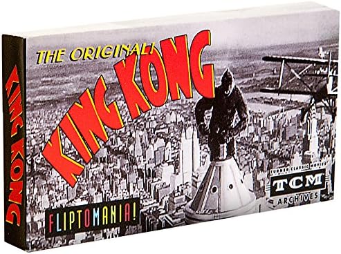King Kong Flipbook for Movie Lovers, Animation Flip Book Keepsake by Fliptomania