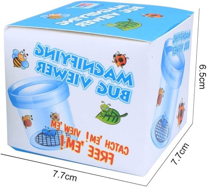 Critter Cage Magnifying Bug Reviewer Kid's Toy, Nature Exploration Toys Insect Magnifier Backyard Explorer (12 Packs)