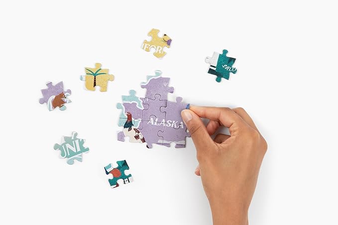 Geotoys Pacific Region Jigsaw Puzzle - 250 Piece Puzzles for 8 Year Olds - Jigsaw Puzzles for Kids Ages 8-12 Years Old - Kids Puzzle Games with Colorful Landmarks
