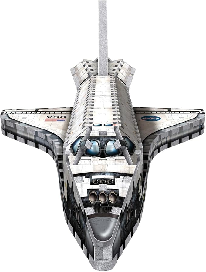 Wrebbit3D Space Shuttle Orbiter 3D Puzzle | 435 Jigsaw Puzzle Pieces | Build a Space Exploration Vehicle and Discover New Worlds