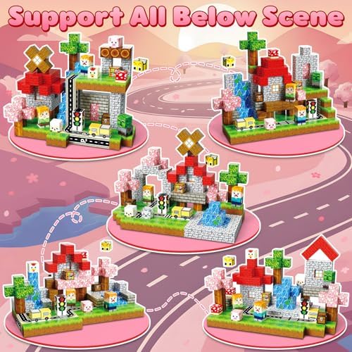 Magnetic Blocks, 200PCS Toys Building Cube Birthday Gifts for Kids - Image 4