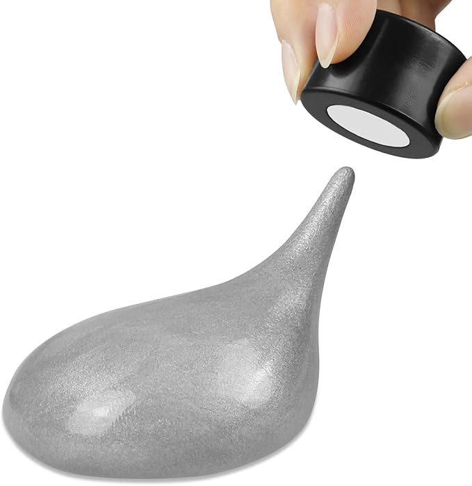 Magnetic Slime Putty, Magnetic Space Putty Slime with Upgraded Magnet Toys for Kids Adults, Fidget Toy Stress Reliever Puddy for Christmas Birthday Gifts Stocking Stuffers (2 Pack, Gold&Silver)