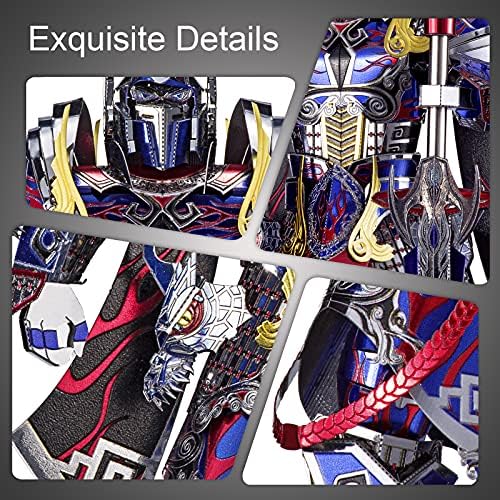 Piececool 3D Metal Puzzles with DIY Tools - The Titan Figure Mecha Model Building Kits for Adults, DIY Metal Crafts Kits Brain Teaser Puzzle Birthday Gifts - Image 5