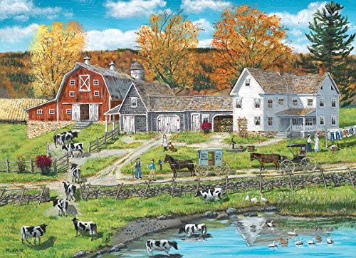 Farm by Lake Family Puzzle 300pc - Image 2