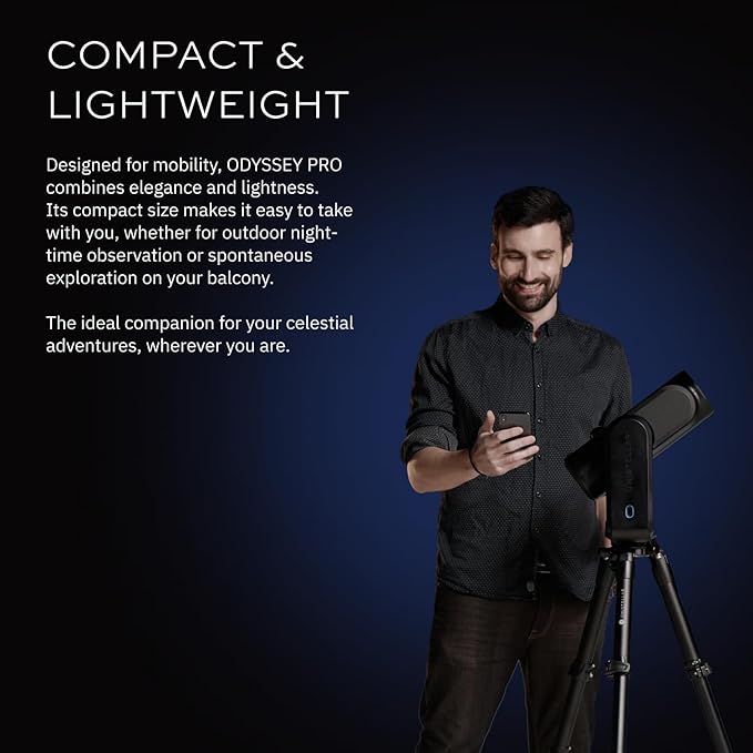 UNISTELLAR Bundle: Odyssey PRO Smart Telescope + Official Backpack (2 Items)