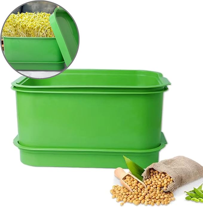 Sprouter Kits Bean Sprout Tray Microgreens Propagators Grow Trays Germinated Indoor Sprouting Tray Small Sprouter