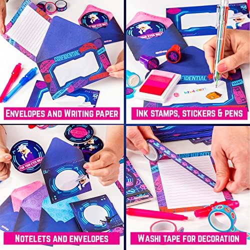 GirlZone Secret Agent Spy Kit Detective Secret Mission Set - Image 6